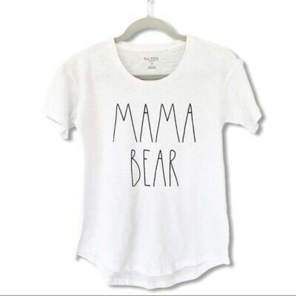 RAE DUNN Tshirt LARGE Women's MAMA BEAR Tee ~ NEW!